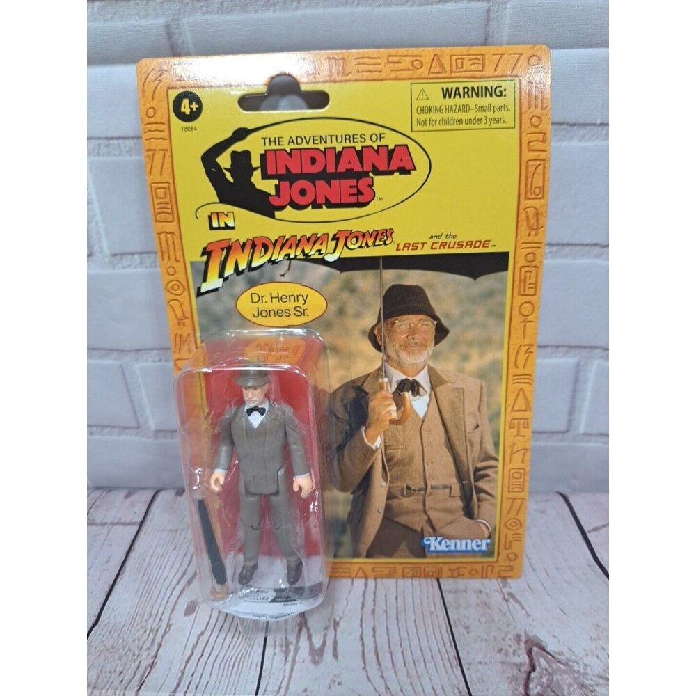 NWT Kenner, Indian Jones Retro Dr. Henry Jones Sr. Action Figure